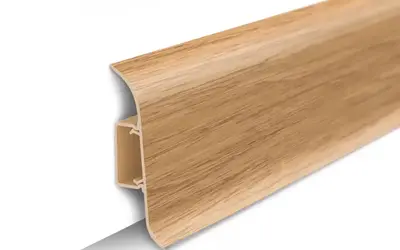 Плинтус напольный ПВХ Идеал Классик 55 мм 201 Дуб