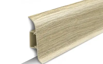 Плинтус напольный ПВХ Идеал Классик 55 мм 213 Дуб северный