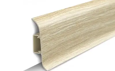 Плинтус напольный ПВХ Идеал Классик 55 мм 218 Дуб европейский