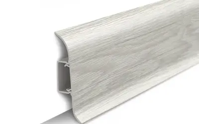 Плинтус напольный ПВХ Идеал Классик 55 мм 230 Дуб айсберг