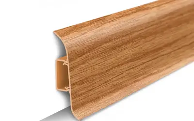 Плинтус напольный ПВХ Идеал Классик 55 мм 241 Вишня