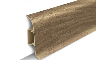 Плинтус напольный ПВХ Идеал Классик 55 мм 281 Палисандр