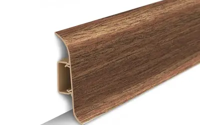 Плинтус напольный ПВХ Идеал Классик 55 мм 341 Ольха