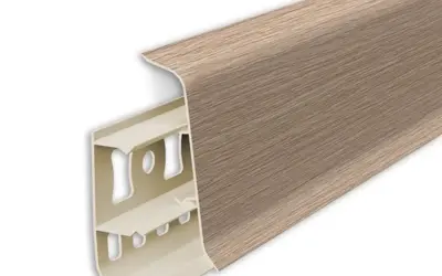 Плинтус напольный ПВХ Идеал Деконика 55 мм 213 Дуб северный