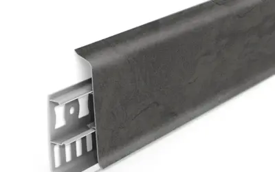 Плинтус напольный ПВХ Идеал Деконика 70 мм 548 Лофт серый