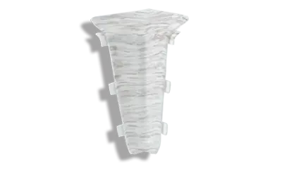 Угол внутренний Декор Пласт / Dekor Plast 67 мм в цвет плинтуса