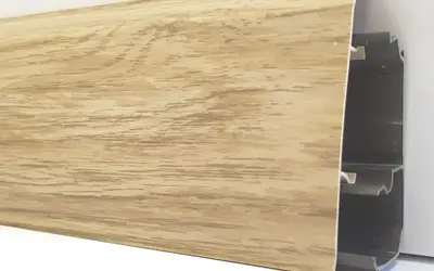 Плинтус напольный ПВХ Декор Пласт 67 мм LL014 Катальпа