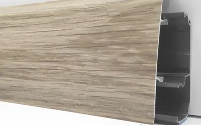 Плинтус напольный ПВХ Декор Пласт 67 мм LL029 Фраке