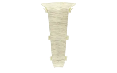 Угол внутренний Лайн Пласт / Line Plast 85 мм в цвет плинтуса