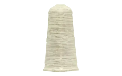 Угол наружный Лайн Пласт / Line Plast 85 мм в цвет плинтуса