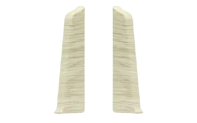 Заглушки Лайн Ппласт / Line Plast 85 мм в цвет плинтуса