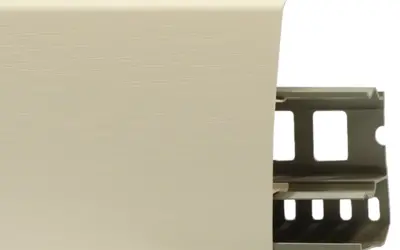 Плинтус напольный ПВХ Лайн Пласт 85 мм LS027 Смола фисташкового дерева