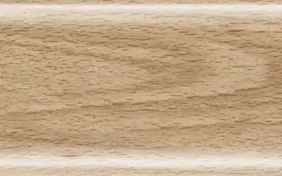 Плинтус напольный ПВХ Рико Лео 56 мм 130 Бук Благородный