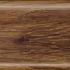 Плинтус напольный ПВХ Рико Лео 56 мм 160 Каштан Амурский