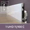 Плинтус напольный из дюрополимера Solid UHD 11/100 С Белый 100x14