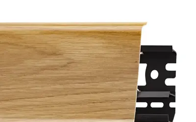 Плинтус напольный ПВХ Arbiton Indo 70 мм 07 Дуб Либерти