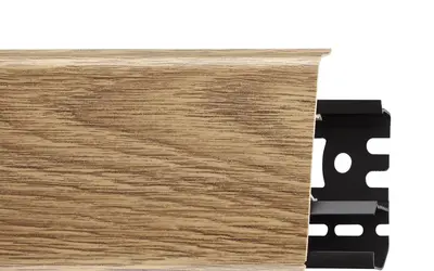 Плинтус напольный ПВХ Arbiton Indo 70 мм 12 Дуб Темный