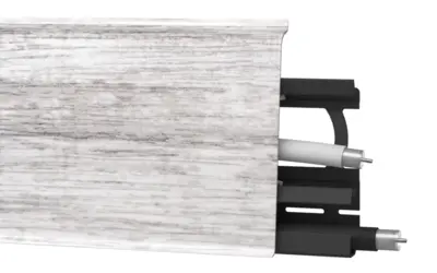 Плинтус напольный ПВХ Arbiton Indo 70 мм 131 Дуб Филадельфия