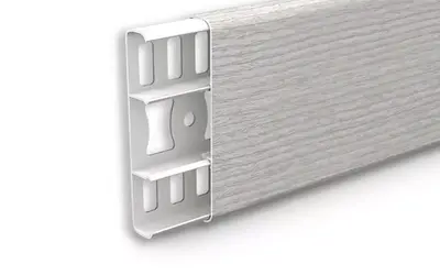 Наличник ПВХ с кабель-каналом 70мм Идеал Деконика 265 Клен патина