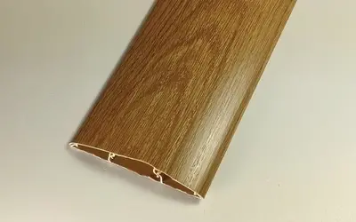 Наличник ПВХ с кабель-каналом 70мм Идеал 201 Дуб