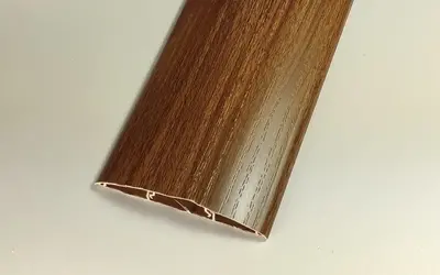 Наличник ПВХ с кабель-каналом 70мм Идеал 291 Орех