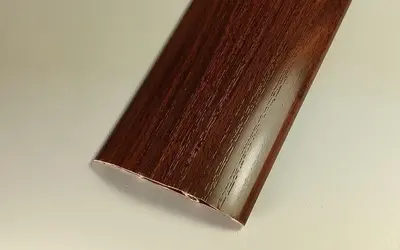 Наличник ПВХ с кабель-каналом 70мм Идеал 293 Орех темный