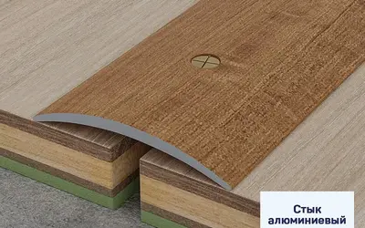 Порог стык Русский профиль 30мм/1,35м в цвет дерева