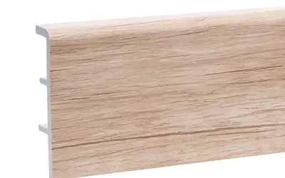 Плинтус напольный из полимера Rico Concept RC80011 Секвойя кремовая