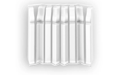 Накладки для плинтуса фигурного Идеал Дюра 001 Белый