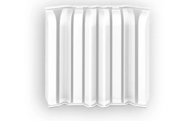 Накладки для плинтуса округлого Идеал Дюра 001 Белый